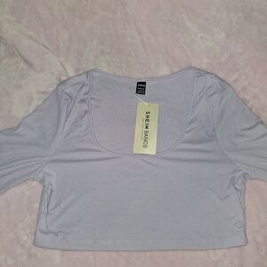 Women's Lavender Crop Top